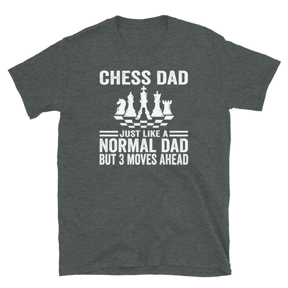 Chess Dad 3 Moves Ahead T-Shirt | Funny Chess Gift - Cuccico Design
