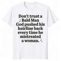 Bald Man Hairline Shirt | Sarcastic Karma Humor Tee | Cuccico