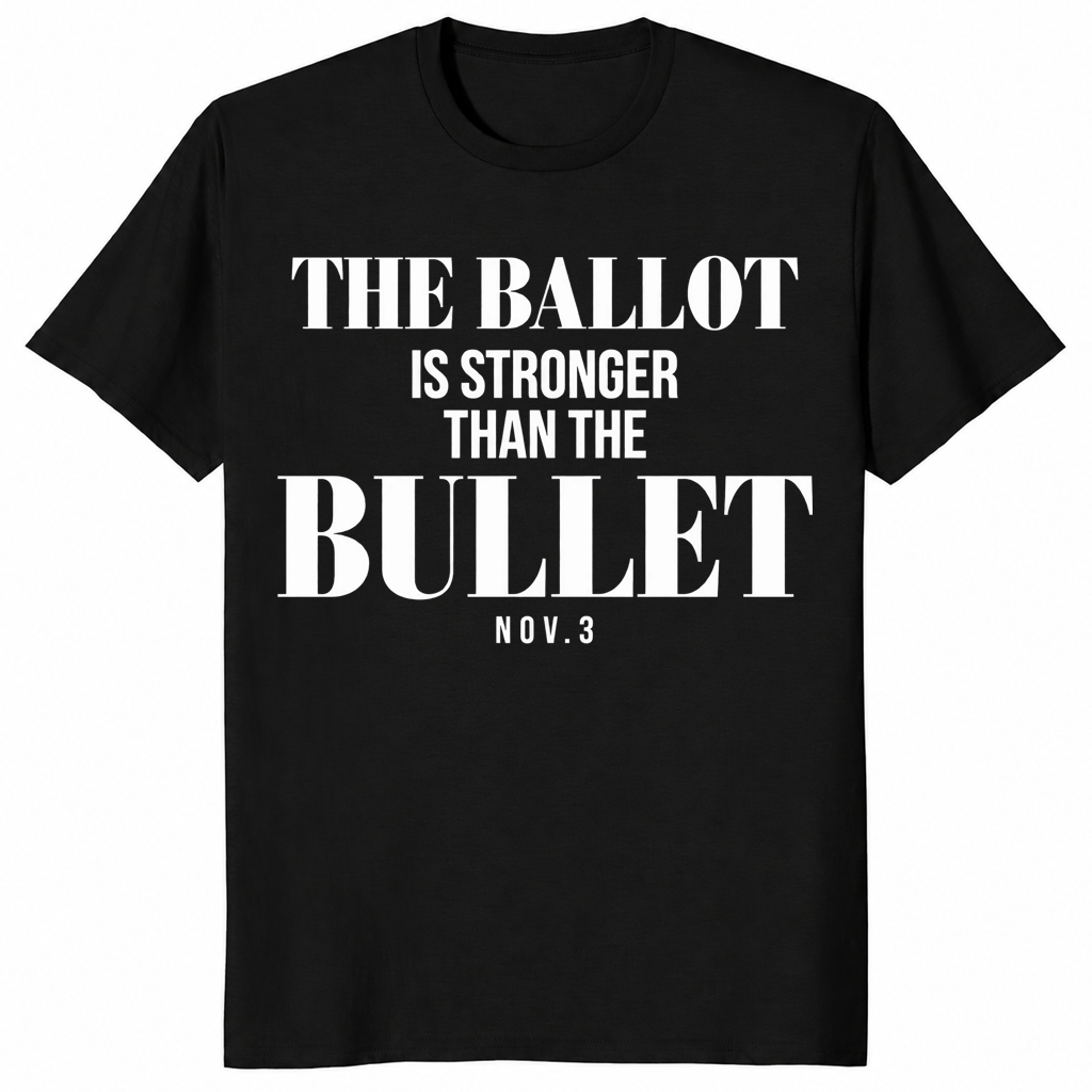 Ballot stronger than bullet in black