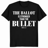 Ballot stronger than bullet in black