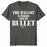 Ballot stronger than bullet in dark heather
