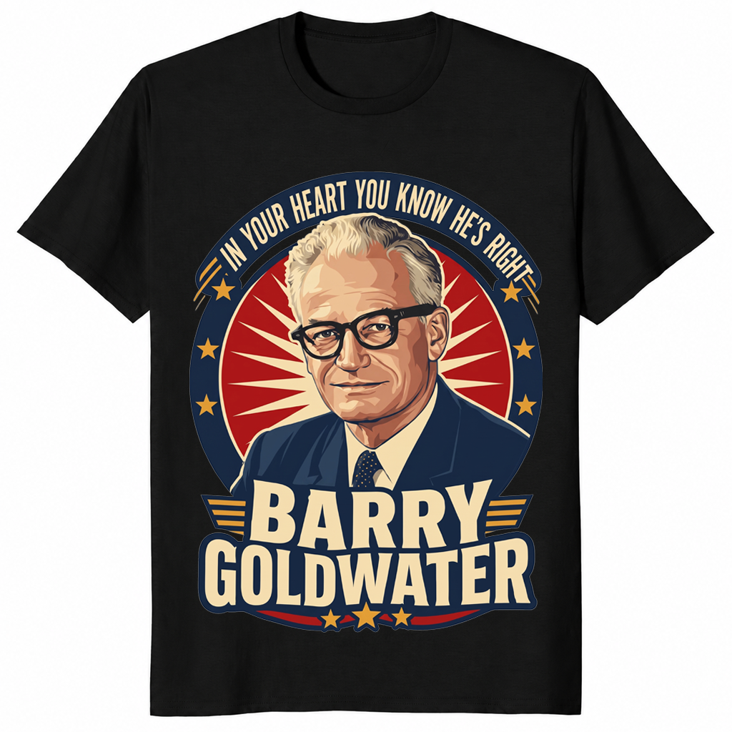 Barry Goldwater shirt in black