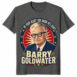 Barry Goldwater shirt dark heather