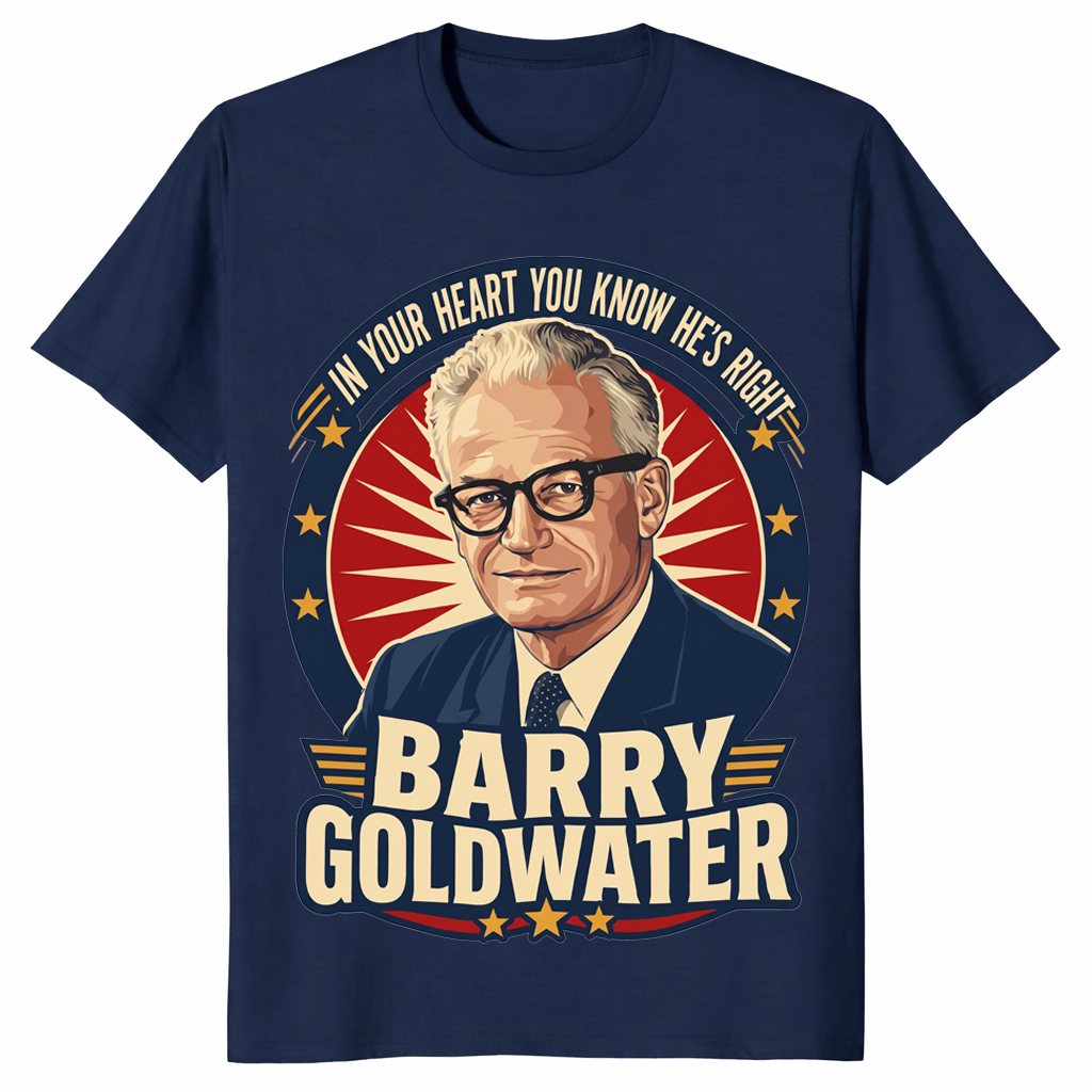Barry Goldwater shirt in navy