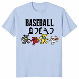 Baseball bear graphic t-shirt with vintage sports fan style