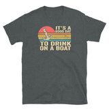 Drinking on a Boat T-Shirt - Funny Boating Humor Shirt - Cuccico Design