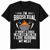 BBQsexual funny grilling shirt black