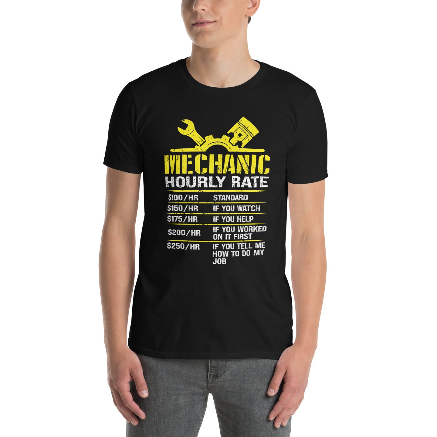 Funny Mechanic Hourly Rate Shirt - Auto Repair Gift - Cuccico Design