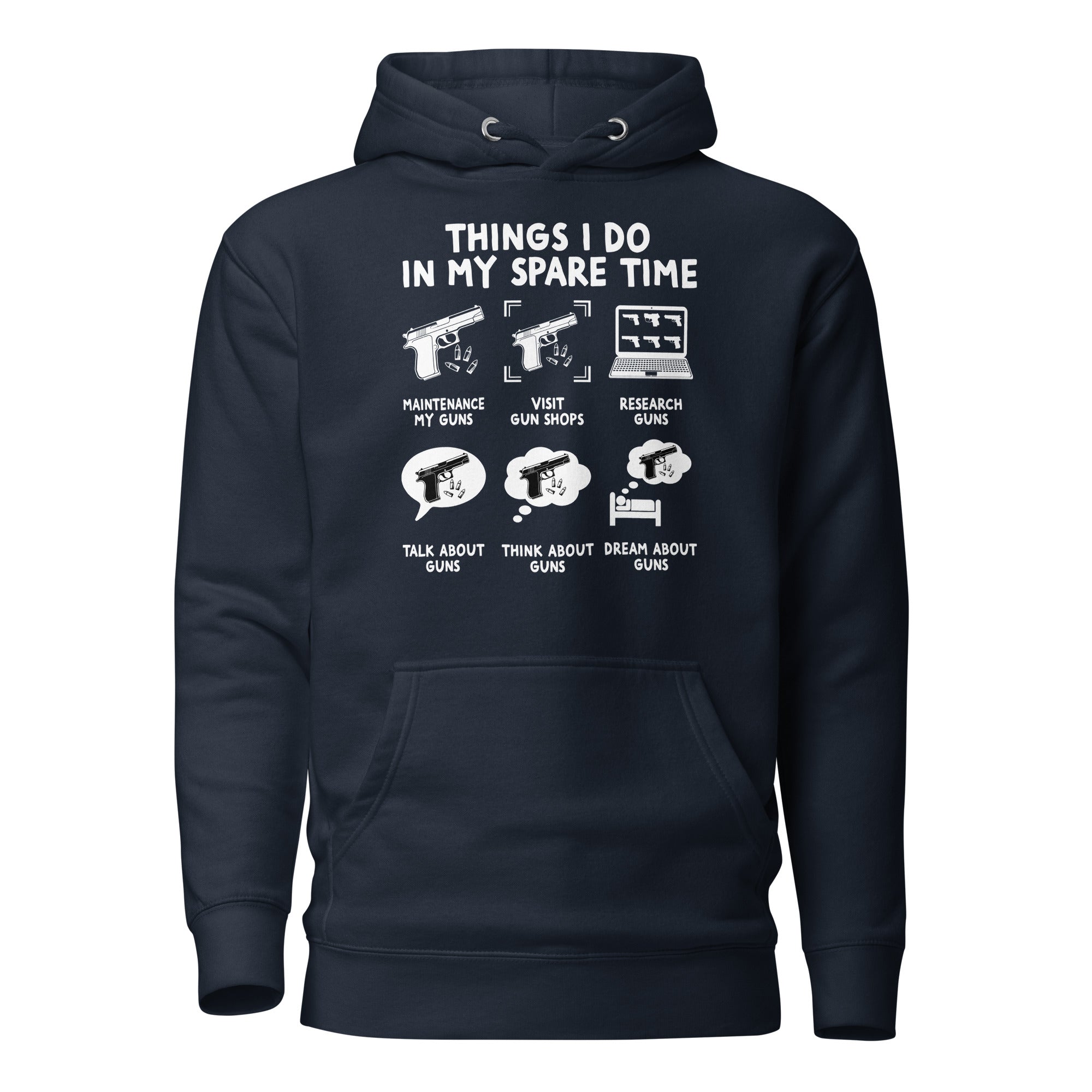 Funny Gun Lover Hoodie - Gun Enthusiast Gift - Cuccico Design