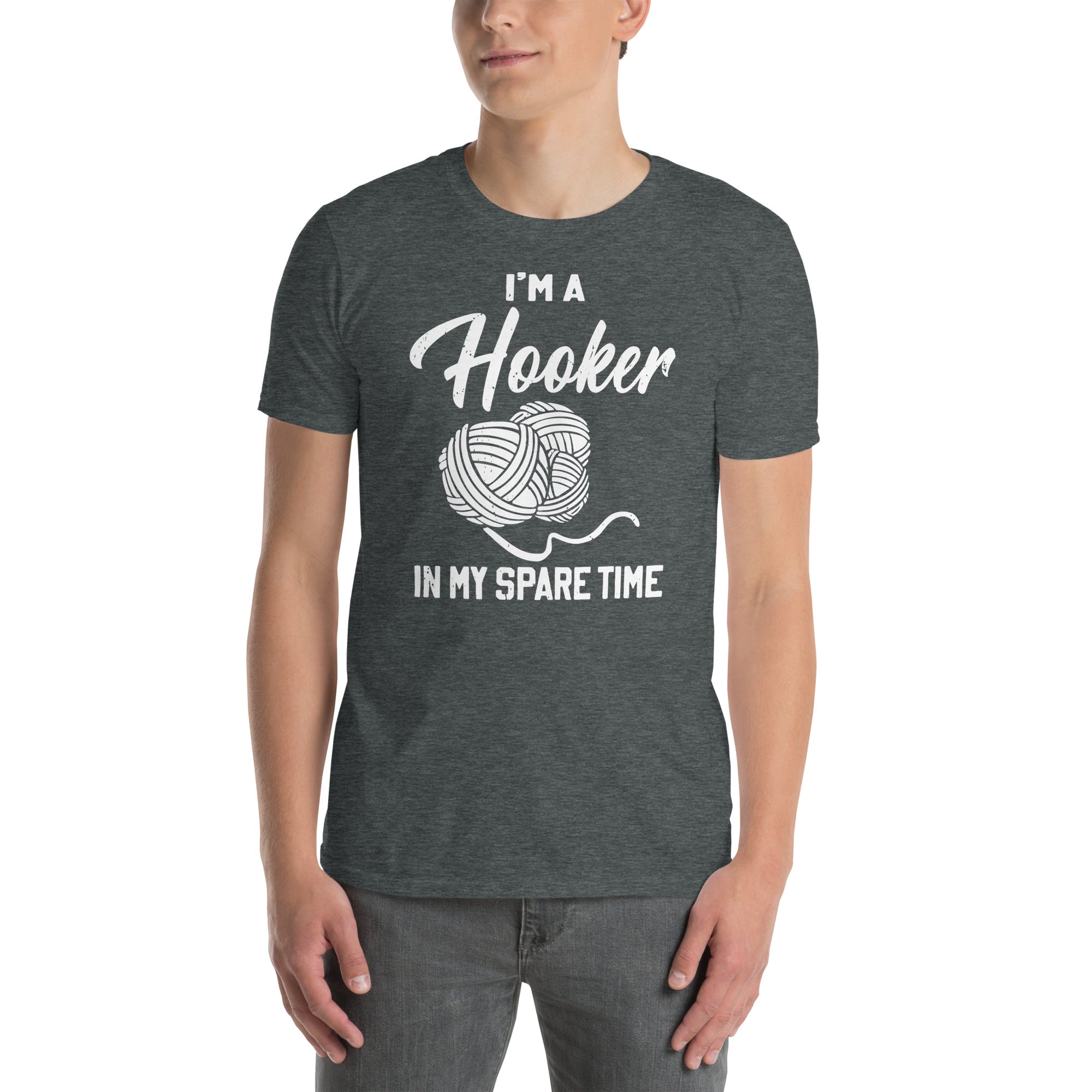 Funny Crochet T-Shirt | 'I'm a Hooker' Crocheting Gift - Cuccico Design