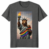 Bear Pride Statue Of Liberty LGBTQ Pride Month T-Shirt | Cuccico