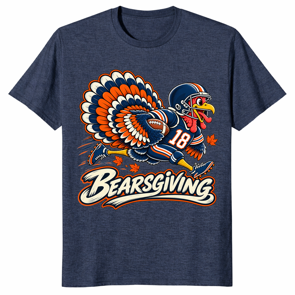 Beargiving shirt, funny Thanksgiving football fan gift