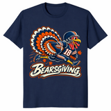 Beargiving shirt mockup, Chicago football Thanksgiving tee