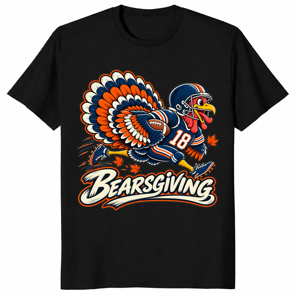 Beargiving shirt for Thanksgiving football fans