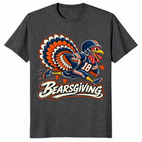 Beargiving Turkey Day shirt, unisex Chicago football graphic tee