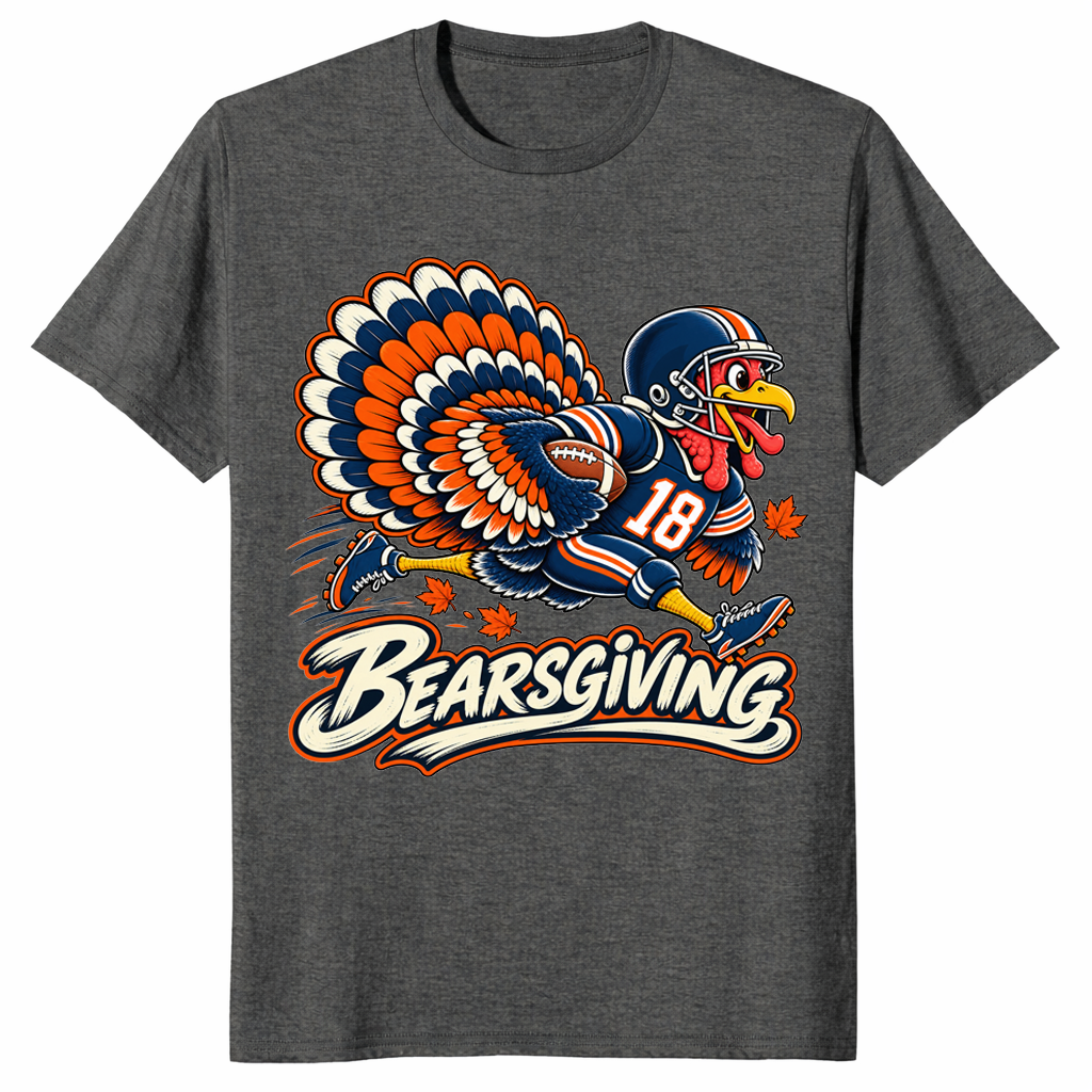 Beargiving Thanksgiving 2026 shirt, Turkey Day game day tee