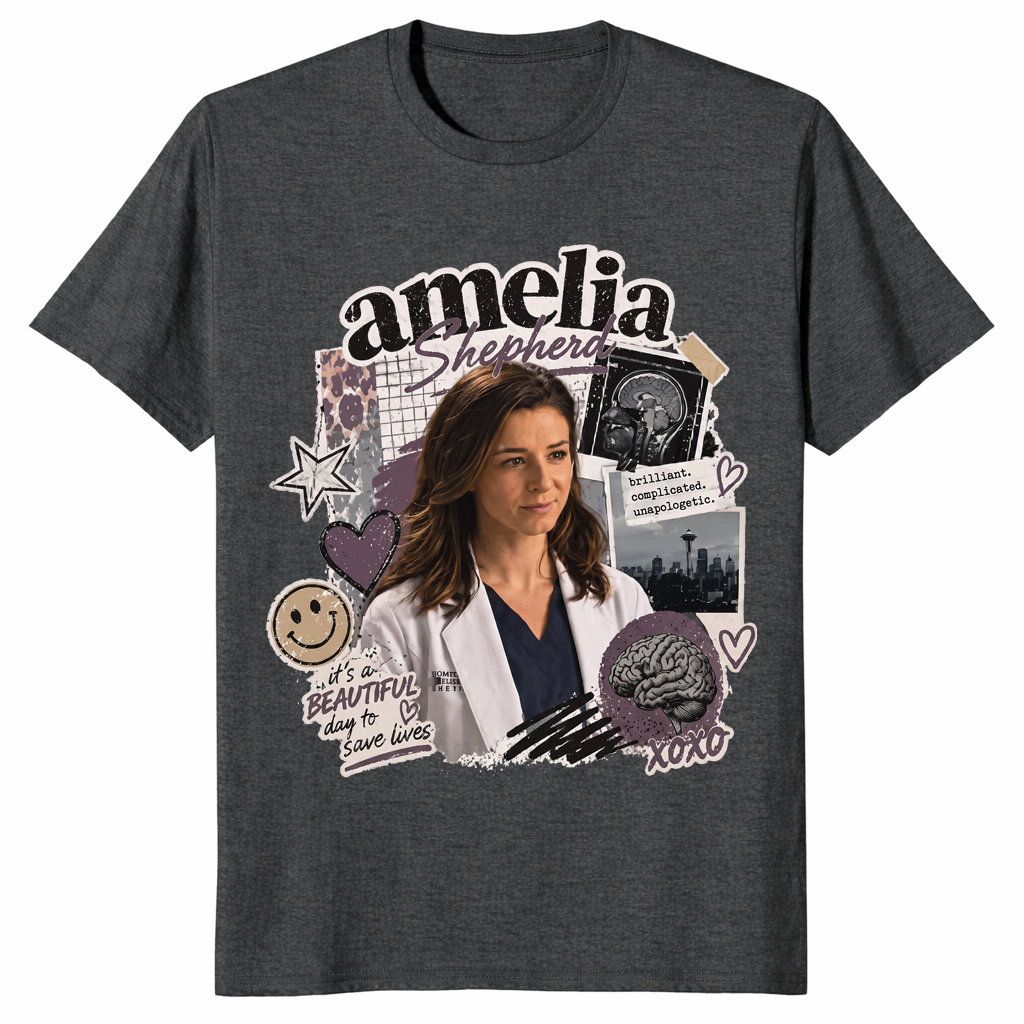 Beautiful Day To Save Lives shirt in heather navy