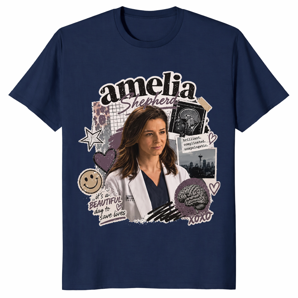 Beautiful Day To Save Lives shirt in navy
