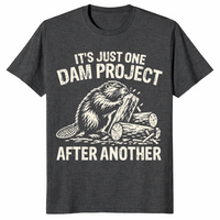 Beaver Dam Shirt in dark heather grey