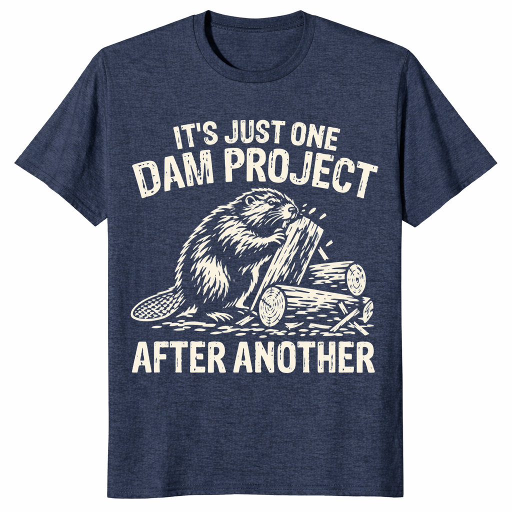 Beaver Dam Shirt in heather navy
