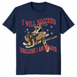 Because I am insane shirt in navy