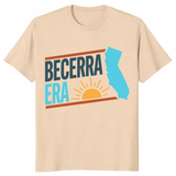 Becerra Era Governor California 2026 campaign tee in sand