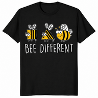 Bee Different shirt in black