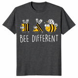 Bee Different shirt in dark heather grey