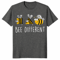 Bee Different shirt in dark heather