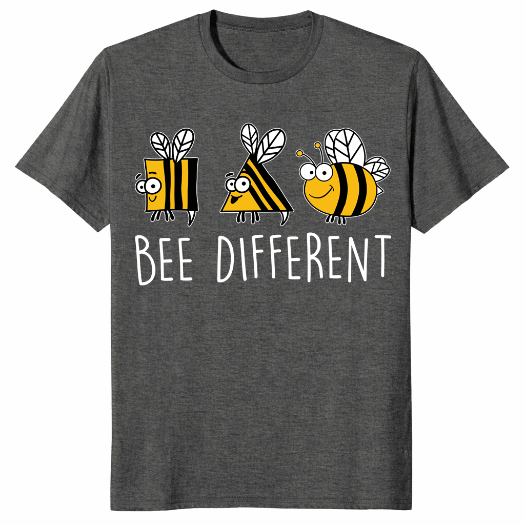 Bee Different shirt in dark heather