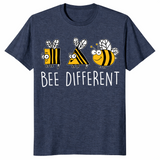 Bee Different shirt in heather navy