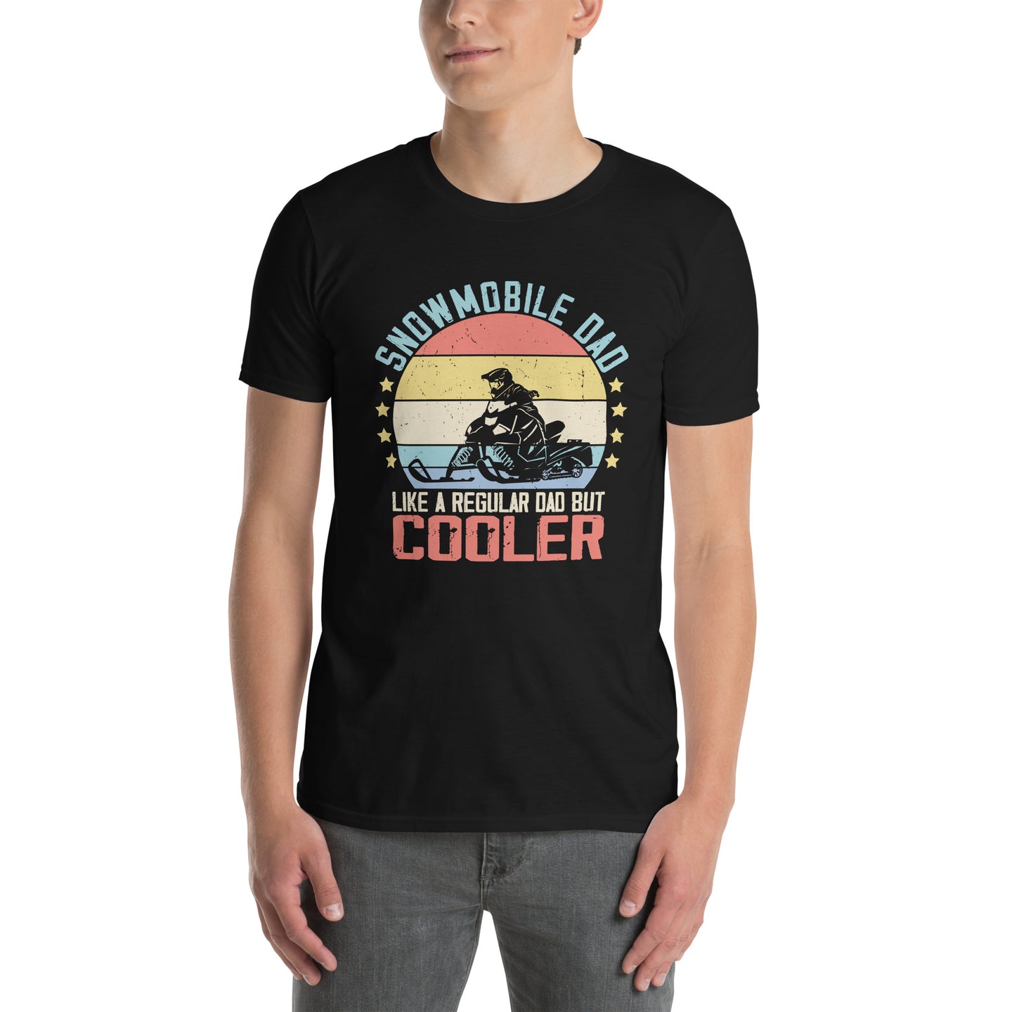 Snowmobile Dad T-Shirt | Funny Snowmobiling Gift - Cuccico Design