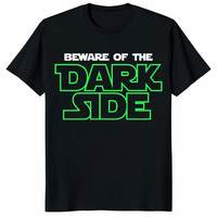 Beware Of The Dark Side T-Shirt | Sci-Fi Villain Graphic Tee for Space Fans | Cuccico