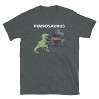 Pianosaurus T-Rex Piano T-Shirt - Funny Dinosaur Shirt - Cuccico Design