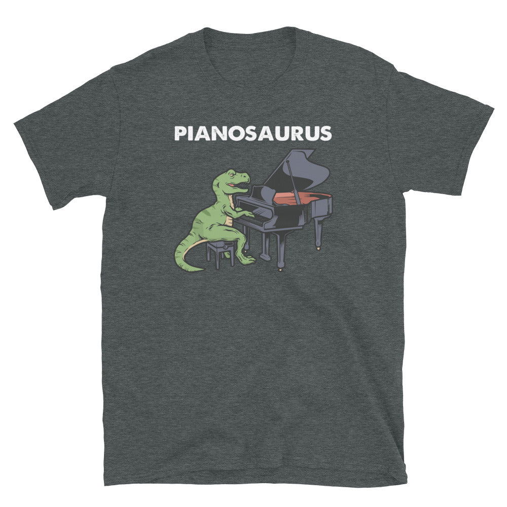 Pianosaurus T-Rex Piano T-Shirt - Funny Dinosaur Shirt - Cuccico Design
