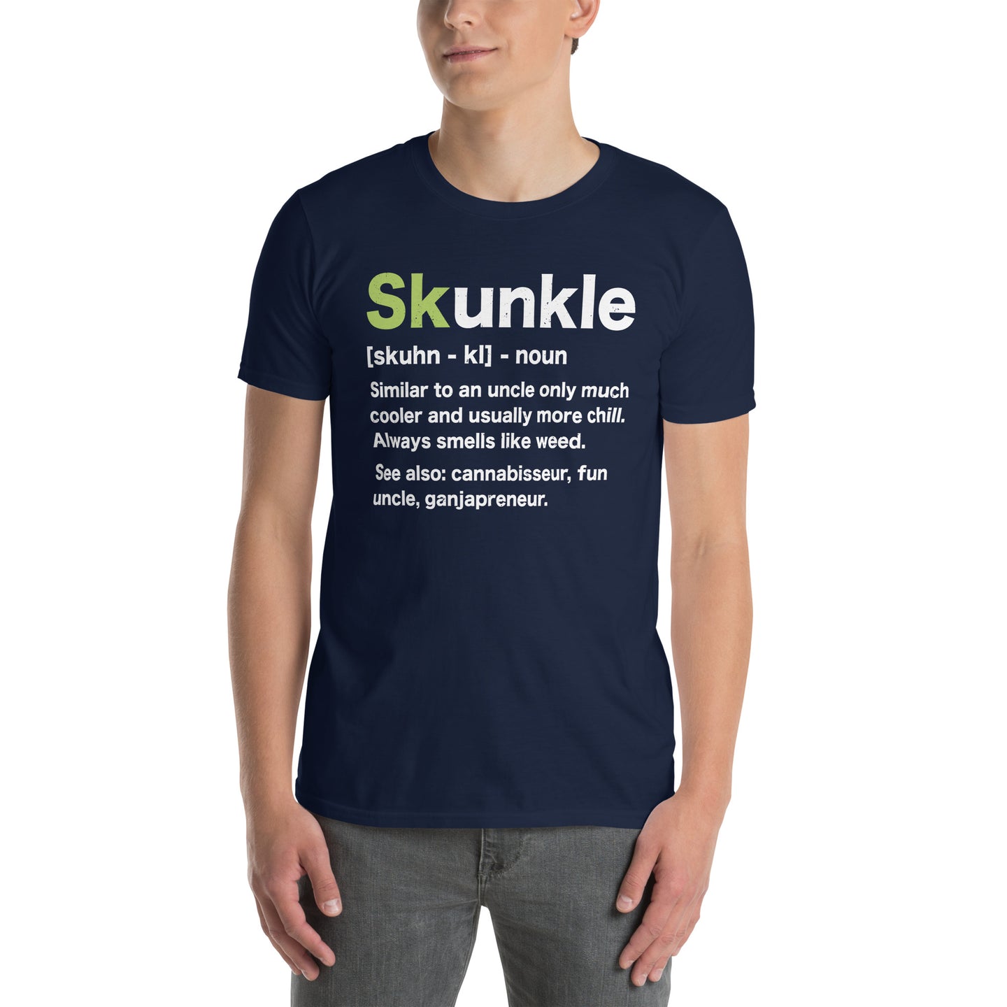 Funny Weed T-Shirt For Men - Uncle Skunkle Definition - Cuccico Design