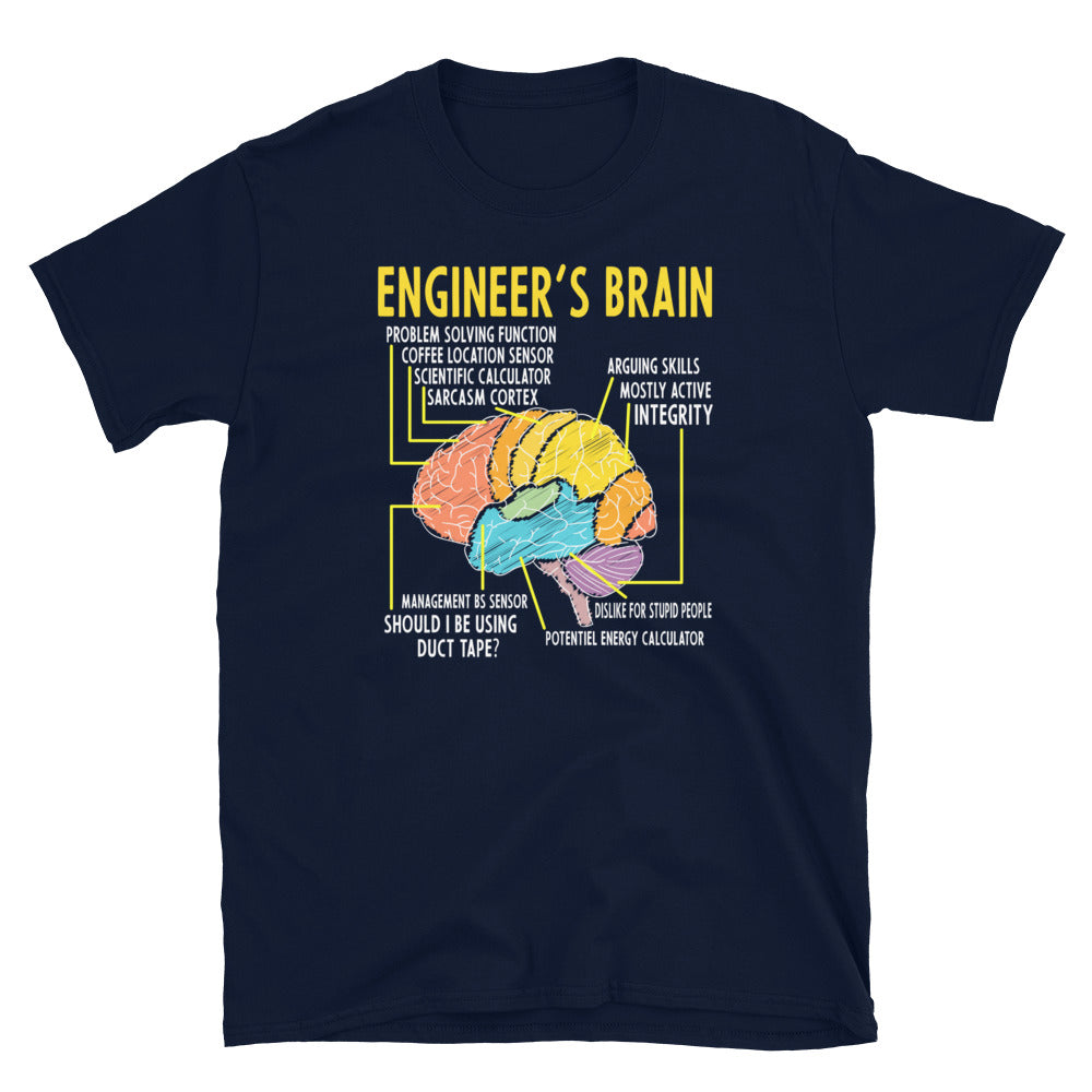 Funny Engineering T-Shirt - Engineer's Brain - Cuccico Design