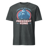 Big Ape Shirt in heather navy featuring Presidential Parody Tee by Cuccico