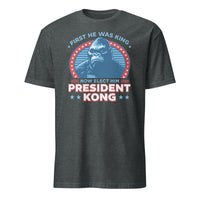 Big Ape Shirt in heather navy featuring Presidential Parody Tee by Cuccico