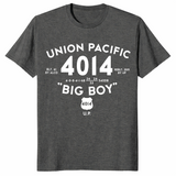 Big Boy 4014 train shirt dark heather