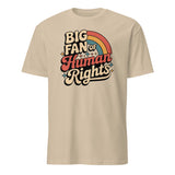 Person wearing Big Fan of Human Rights shirt