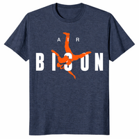 Bison air dunk shirt heather navy