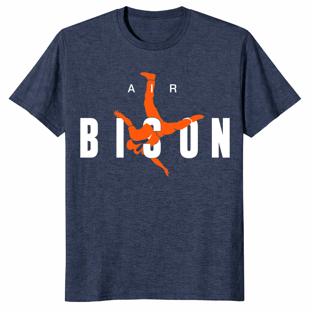 Bison air dunk shirt heather navy