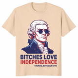 Bitches Love Independence Shirt – Funny 4th of July Patriotic Tee | Cuccico