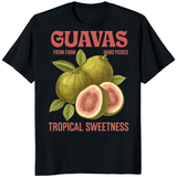 Vintage Guava Label T-Shirt – Retro Tropical Fruit Graphic Tee | Cuccico | Cuccico Design