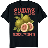 Vintage Guava Label T-Shirt – Retro Tropical Fruit Graphic Tee | Cuccico | Cuccico Design