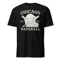 Vintage Chicago Cubs Walking Bear Retro Baseball T-Shirt in black
