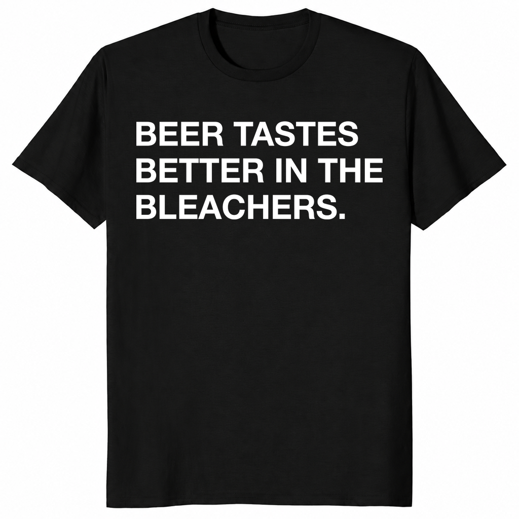 Bleachers beer shirt in navy