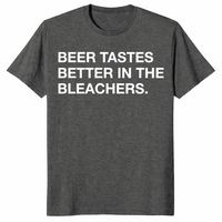 Bleachers beer shirt in dark heather
