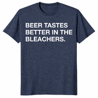 Bleachers beer shirt in heather navy